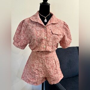 2pcs short and blouse! Bangkok clothes